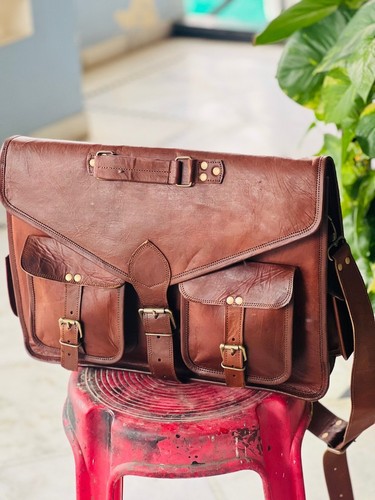 Importante borsa pelle da - pelle,