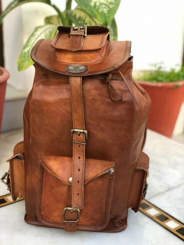 Zaino viaggio pelle - zaino,